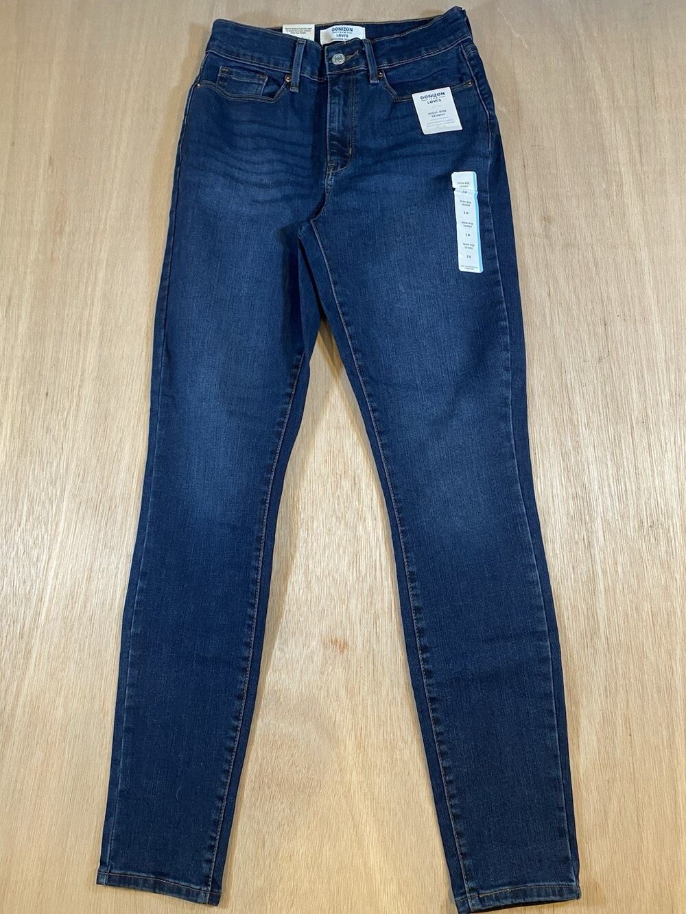 Denizen Levis Jeans Women’s Classic Blue Skinny High Rise Stretch Denim Size 2